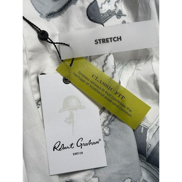 Robert Graham Shirt Mens 3XL What A Trip Classic Fit Stretch Graphic RF231043CF - Picture 4 of 14